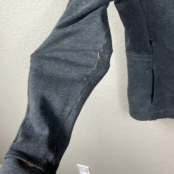 Lululemon Insculpt Jacket Heathered Gray Athletic Full Zip Fleece Lined - Picture 13 of 14
